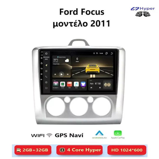Ford Focus 2011 Android Multimedia CarPlay AndroidAuto GPS Wi-Fi Bluetooth SH93