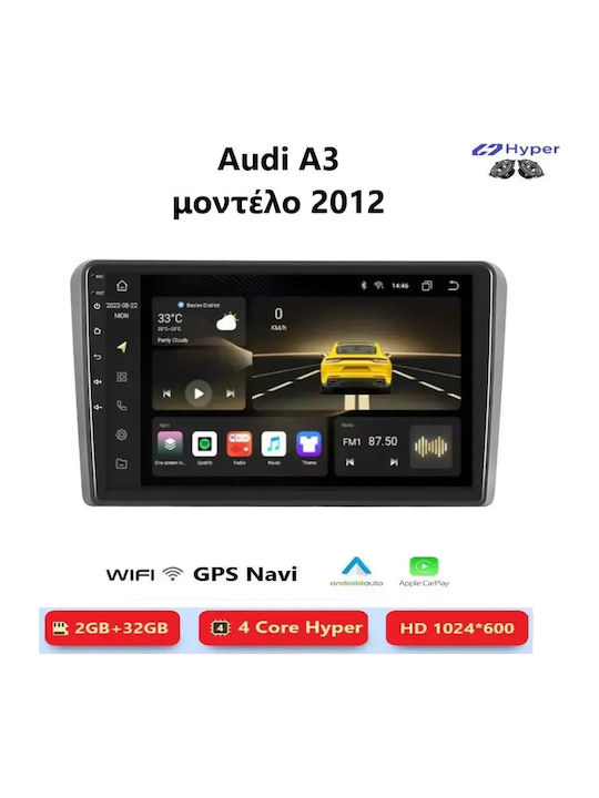 Audi A3 2012 Android Multimedia Carplay Androidauto Gps Wi-fi Bluetooth Sη39