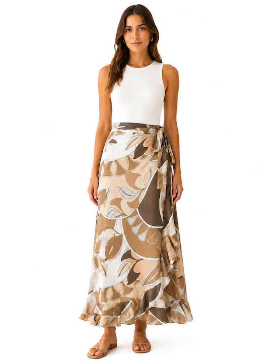 Potre Maxi Дамска Пола Плик Кафява