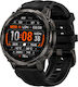 Kospet Tank T4C Stainless Steel 50mm Waterproof Smartwatch with Heart Rate Monitor Black M/L