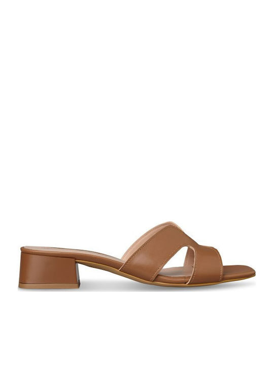 Envie Shoes Δερμάτινα Mules με Χαμηλό Τακούνι σ...