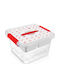 Orion Plastik Aufbewahrungsbox mit Deckel Transparent 26x24.5x15.5cm