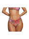 Bikinihosen Slip Hohe Taille Fuchsie
