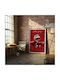 Poster Formula1 Carlos Sainz F061 40cm X 50cm Black Wooden Frame