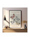 Poster Pablo Picasso Butterfly Art249 40cm X 50cm Brown Wooden Frame