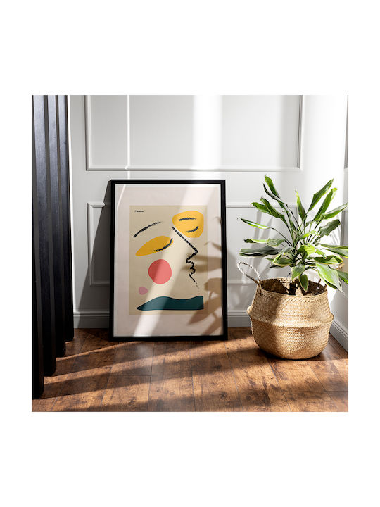 Poster Pablo Picasso Abstract Collage Art236 40cm X 50cm Λευκή Ξύλινη Κορνίζα-63769pd156094f55310