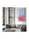 Poster Denver Pop Art Pst25519 40cm X 50cm White Wooden Frame