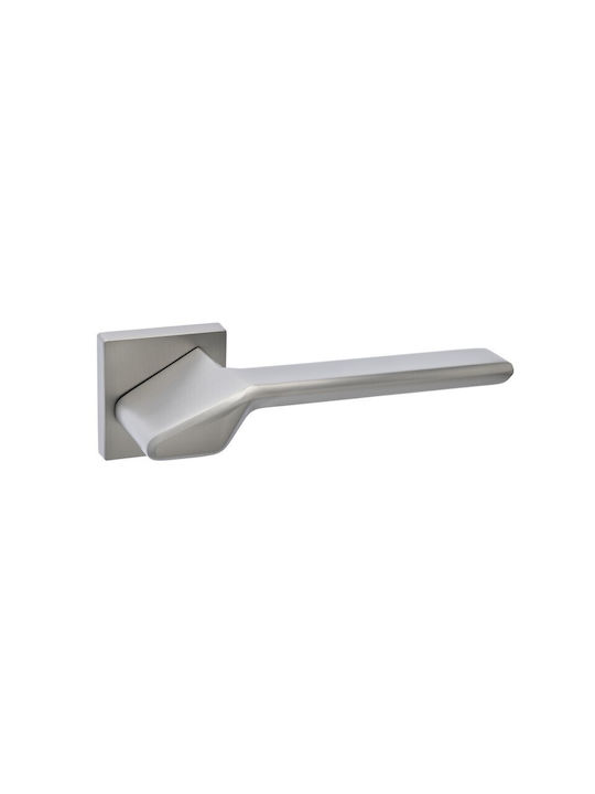 Best Design WC Lever with Rosette 395 Matt Nickel