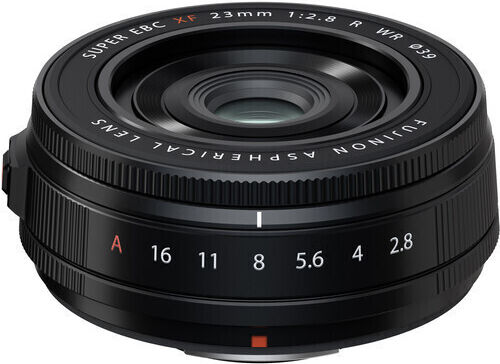 Fujifilm Crop Фотообектив XF 23mm F/2.8 R WR Фиксиран за Fujifilm X Mount Черен