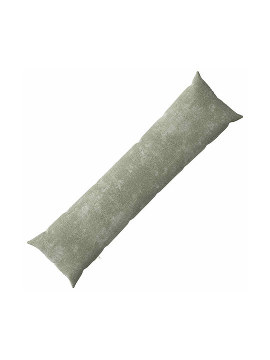 vidaXL Калъф За Възглавница Зелен 40x145см