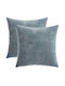 vidaXL Decorative Pillow Case Light Blue 40x40cm