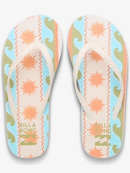 Billabong Dama Σαγιονάρες σε Μπεζ Χρώμα