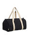 Τσάντα Ταξιδίου U-bag Palm Beach Ανακυκλωμένο Βαμβάκι 30l Φερμουάρ Black