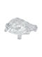 Keskor Decorative Turtle Made of Glass 15x10x6cm