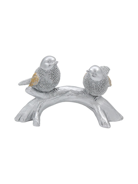 Keskor Dekorative Vogel Figurine Polyresin 17x8x11cm