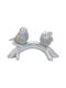 Keskor Dekorative Vogel Figurine Polyresin 17x8x11cm