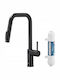 KFA Duero Pure Style Kitchen Faucet Counter with Pull-Out Spray Black