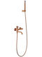 Imex Mixing Bathtub Faucet Complete Set Rose Gold