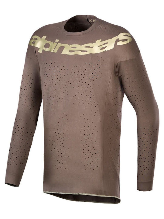Мотоциклетна Блуза Alpinestars Mx Supertech Air Златиста Лимитирана Серия
