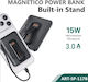 SiiPro SP-117B MagSafe Power Bank 5000mAh 15W Black
