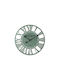 Zaros Metallic Turquoise Wall Clock