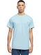Build Your Brand Men's Promotional T-Shirt Heavenblue
