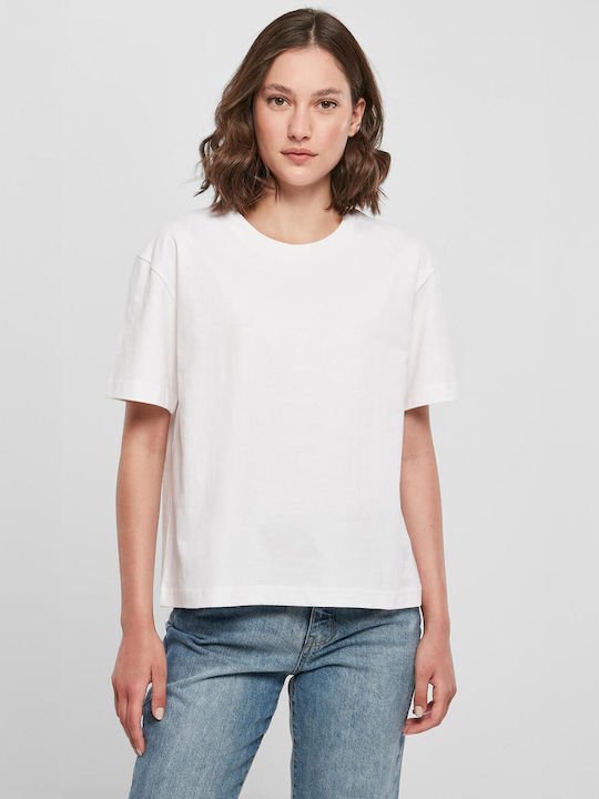 BYB Γυναικείο Διαφημιστικό T-shirt Κοντομάνικο White