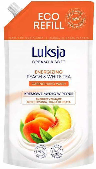 Luksja Cremige Flüssigseife Pfirsich Weißer Tee 900 ml