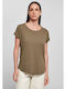 BYB Women's Promotional Short Sleeve T-Shirt Olive