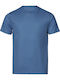 Tee Jays Luxury Ανδρικό Διαφημιστικό T-shirt Κοντομάνικο Ocean Blue