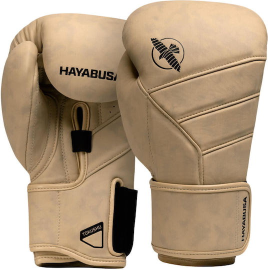 Hayabusa Kanpeki Lx Γάντια Πυγμαχίας Δερμάτινα για Αγώνα Μπεζ