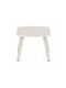 Round Side Table Sahara Metal Ecru W45xD45xH40cm