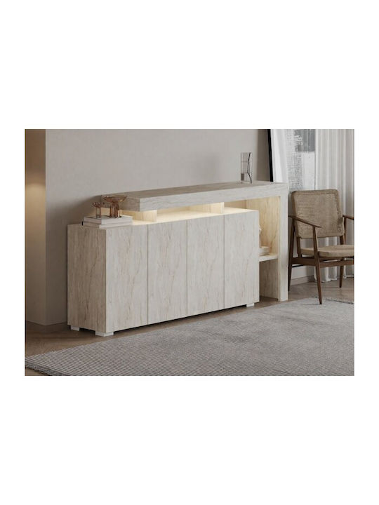 Kailua 2825 Holz Sideboard Off-White Travertin ...