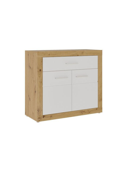 Buffet Romfera 126 Wooden with Drawers White 97x35x86cm