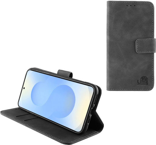 Lime Книга от изкуствена кожа / силикон Сив (Galaxy S25 FE)