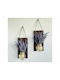 SteweHome Wanddekoration Lila aus Hölzernes 30x14cm 2Stücke