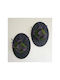 SteweHome Wall Decor Grey Wooden 35x25cm 2 Pieces