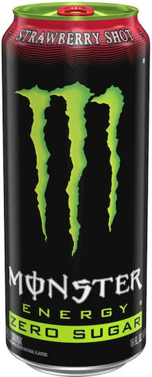 Monster Energy Strawberry Shot Zero Sugar Χγ 473ml