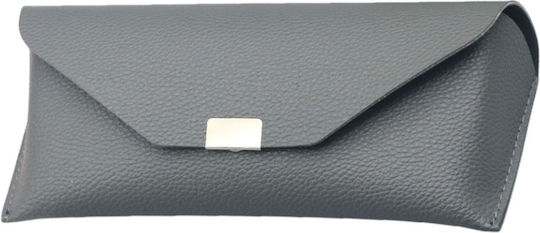 Techsuit Hard Eyeglass Case with Magnetic Closure Grey