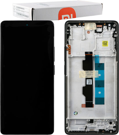 Xiaomi Redmi Note 14s 4g Οθονη + Touch Screen + Lens + Frame 56000300n6r00 Black Original Service Pack