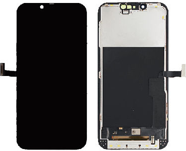 Jk Incell Οθόνη Lcd Μηχανισμό Αφής Iphone 13 Pro Max Μαύρο