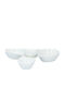 Atmosphera Dessert Tower Stand 4 Slots White Porcelain W24xL22xH7cm 2 Pieces