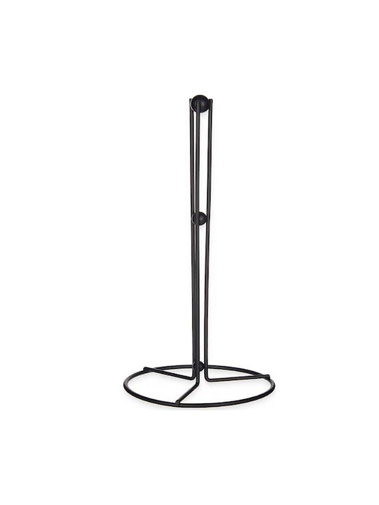 Atmosphera Paper Towel Holder Metallic Black 15.5x15.5x31.5cm 53355