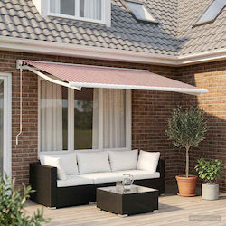 vidaXL Awning Fabric Red with PU Coating 6x3m