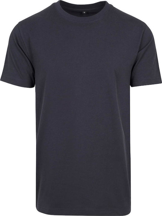 BYB Ανδρικό Διαφημιστικό T-shirt Κοντομάνικο Navy