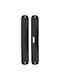Zogometal 219 Door Flush Handle with Key Hole Black 29.0219.00BB.0086