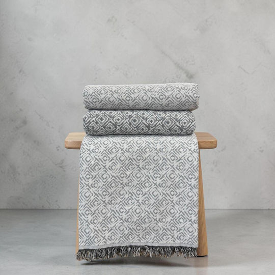 Linea Home Regina Überwürfe Set 3 Stück Grau Linea Home Regina Überwürfe Set 3 Stück Grau