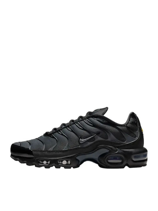 TN Air Max Plus Дамски Сникърси Черни Металически Сребристи