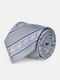 Berto Lucci Men's Tie with Printed Pattern in Grey Color