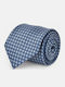 Berto Lucci Men's Tie with Printed Pattern in Blue Color